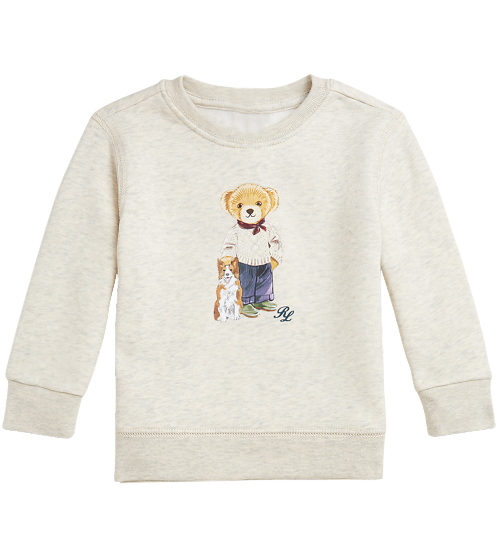 Polo Ralph Lauren Sweatset - Gråmelerad m. Gosedjur