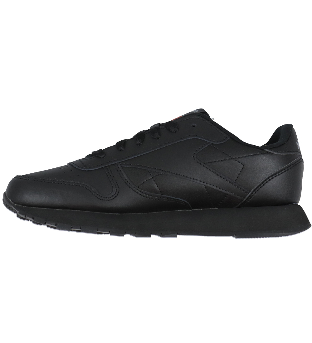 Reebok Shoe - CL LTHR - Running - Black