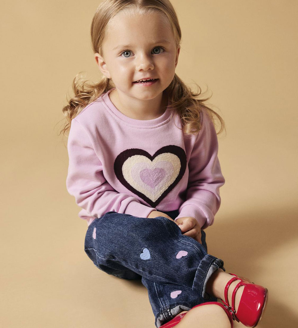 Name It Jeans - Noos - NmfBella - Dark Blue Denim w. Hearts