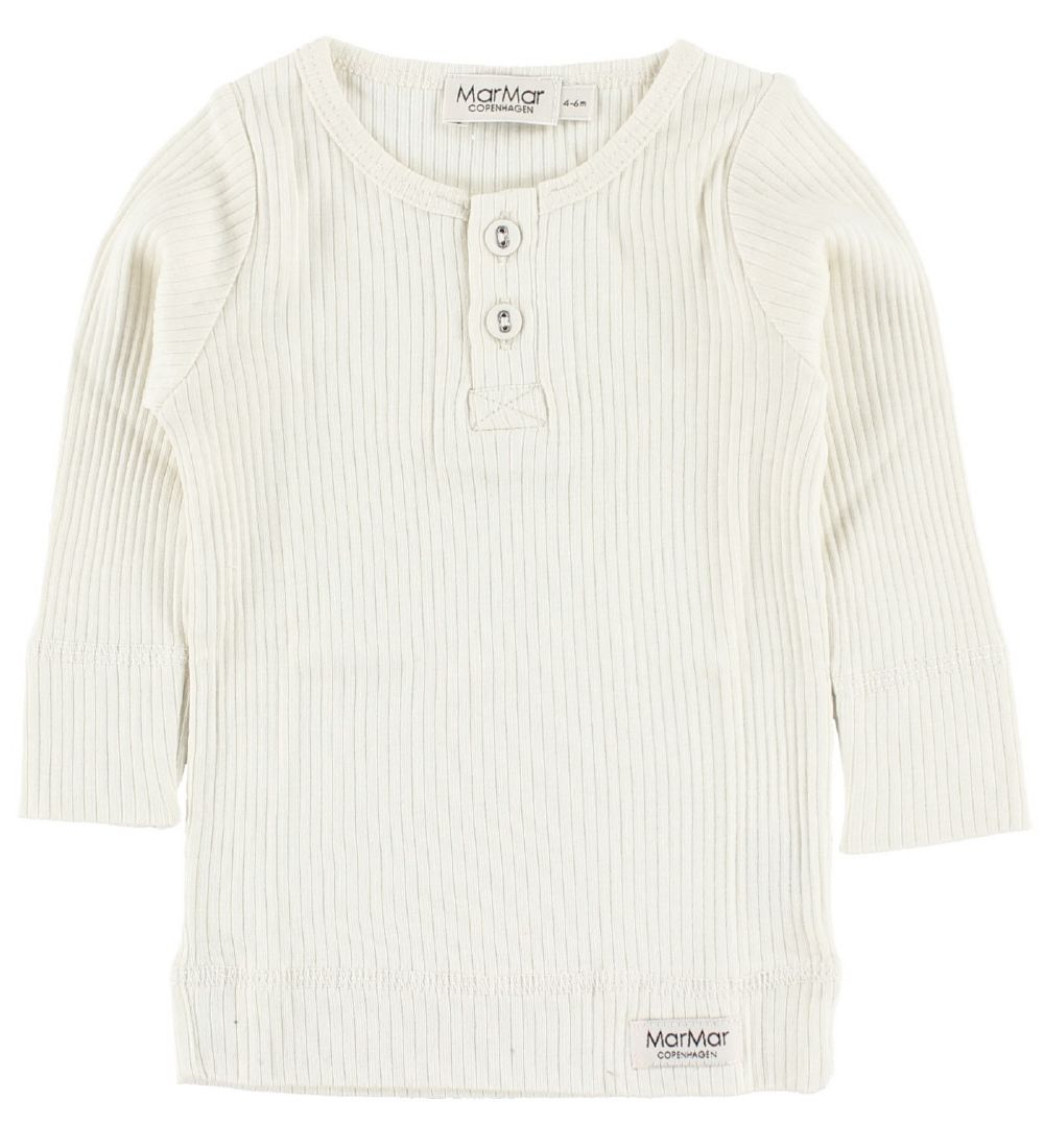 MarMar Bluse - Offwhite - Modal - Rib