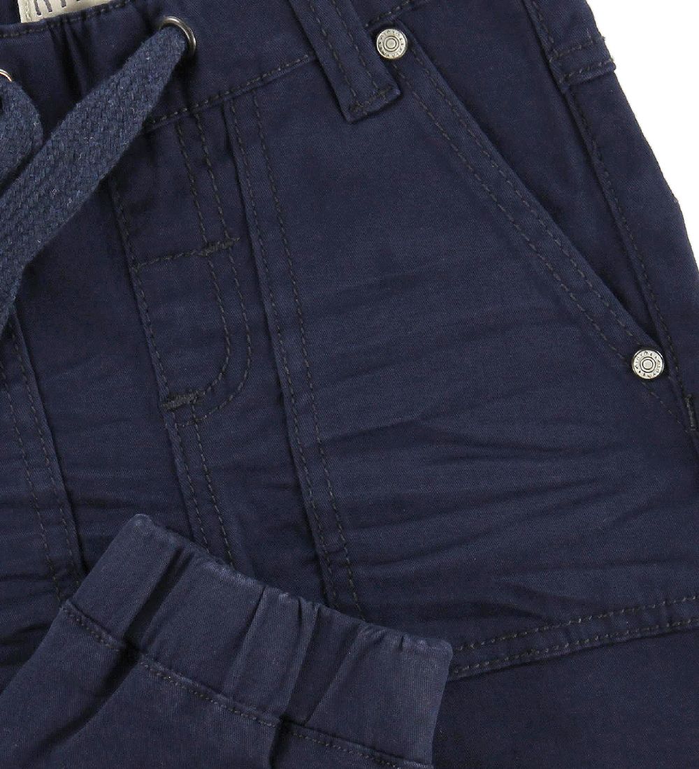 Minymo Trousers - Twill Loose - Navy
