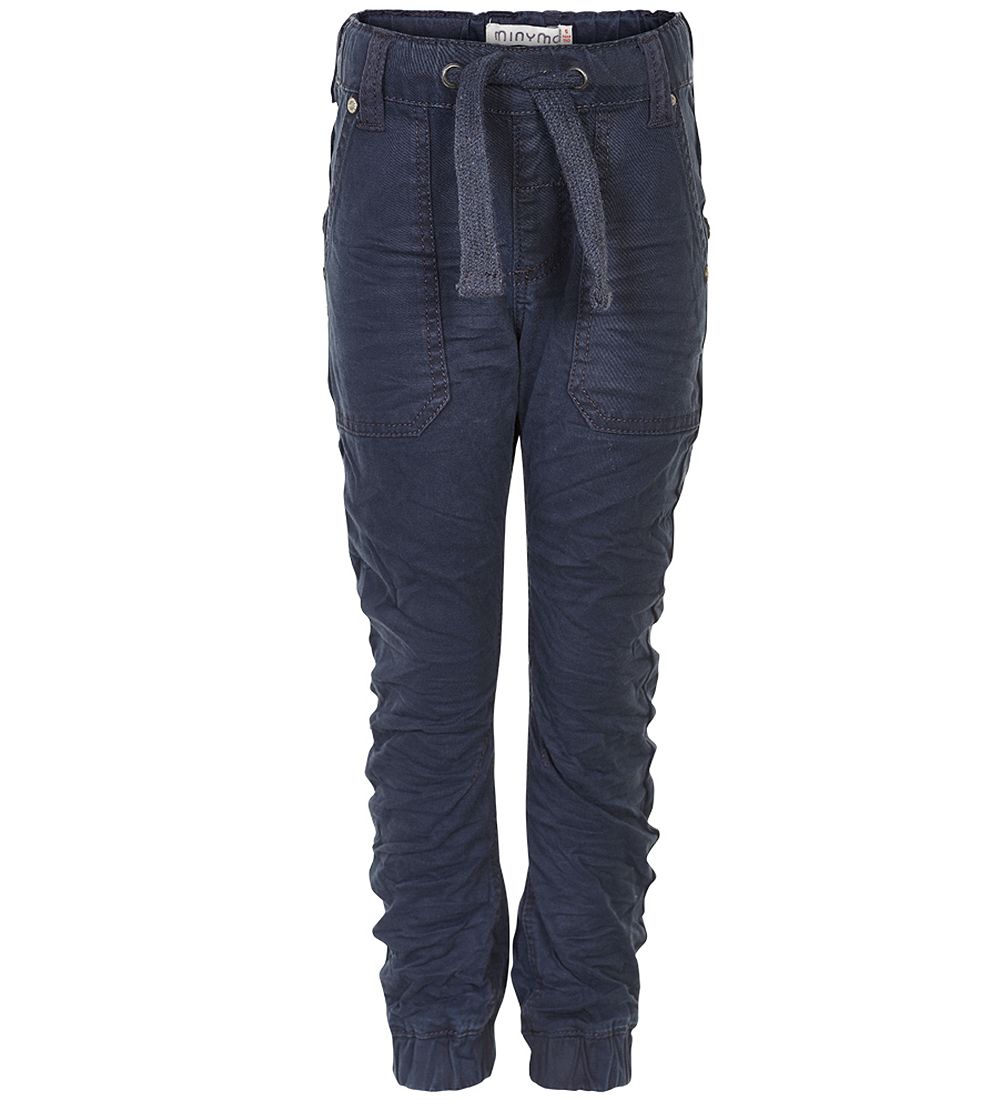 Minymo Trousers - Twill Loose - Navy