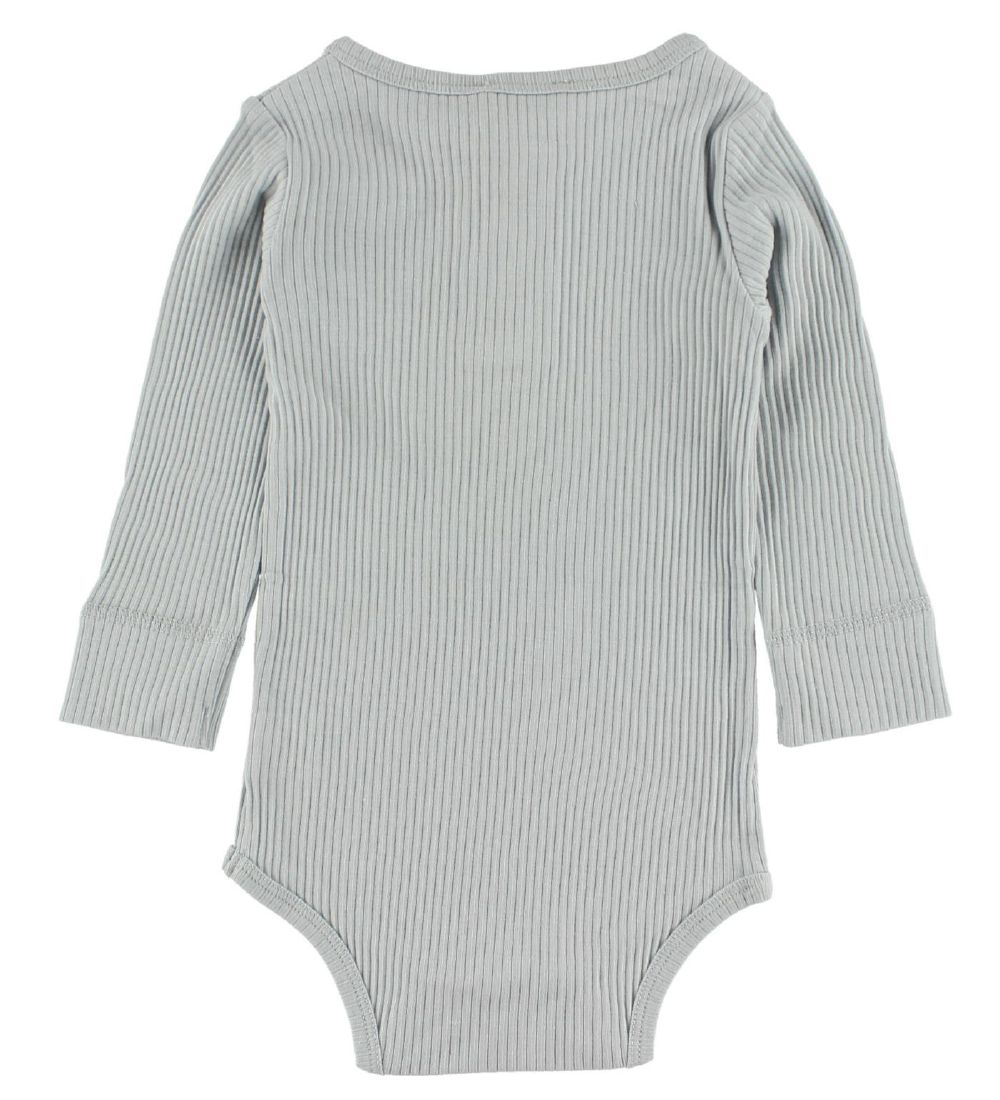 MarMar Romper - l/s - Rib - Modaal - Lichtblauw