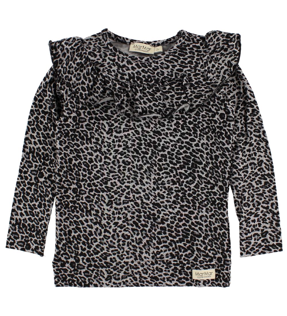 MarMar Pullover - Leo Tessie - Grauer Leopard m. Rschen