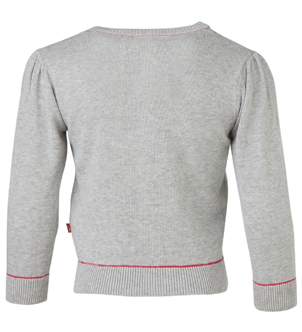 LEGO® Duplo Cardigan - Knitted - Grey w. Pointelle