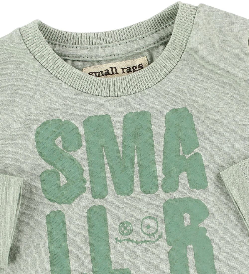 Small Rags Blouse - Mint w. Print