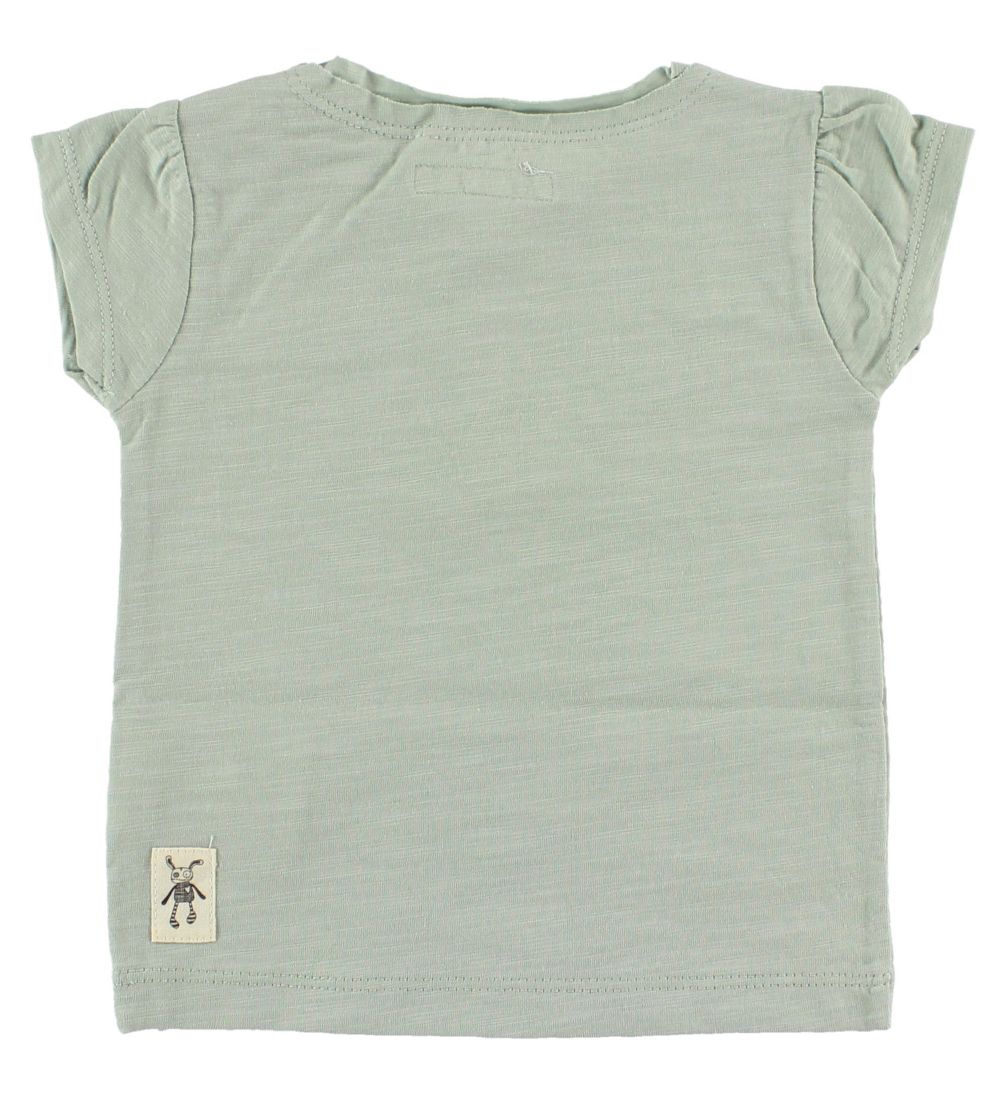 Small RagsT-shirt - Mint w. Feathers