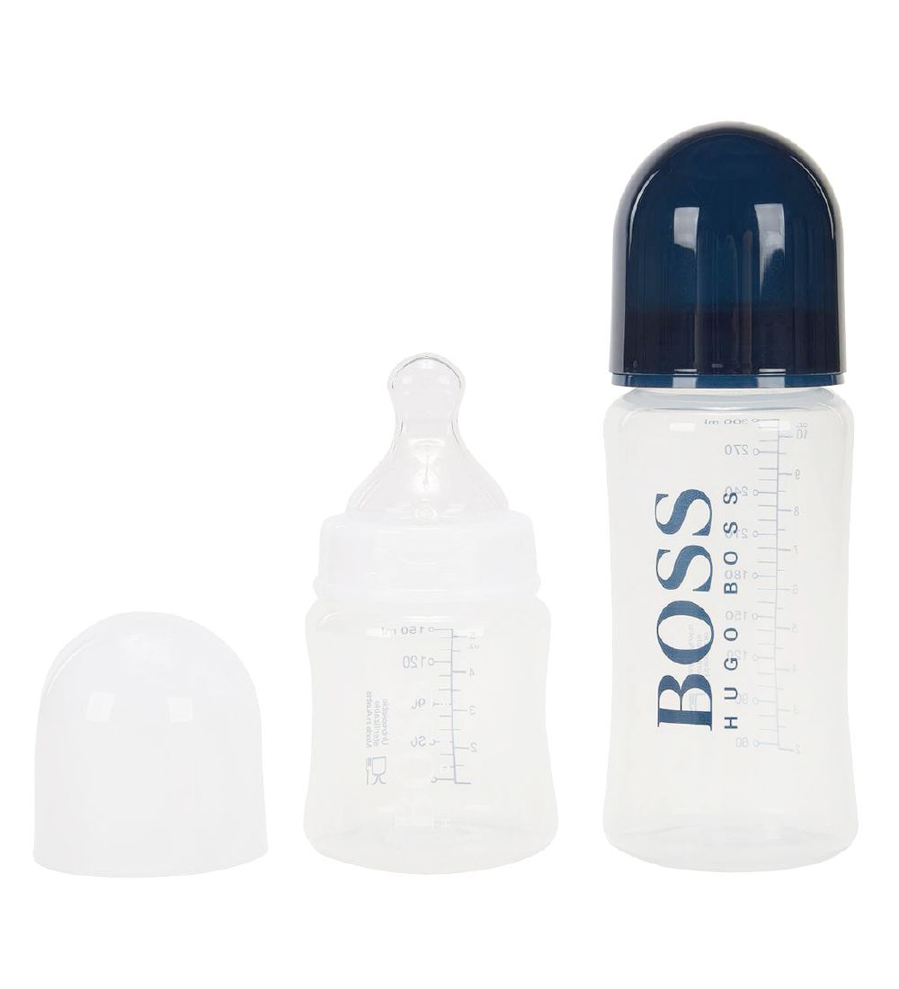 BOSS Babyflaschen - 2er-Pack - Weiß/Navy