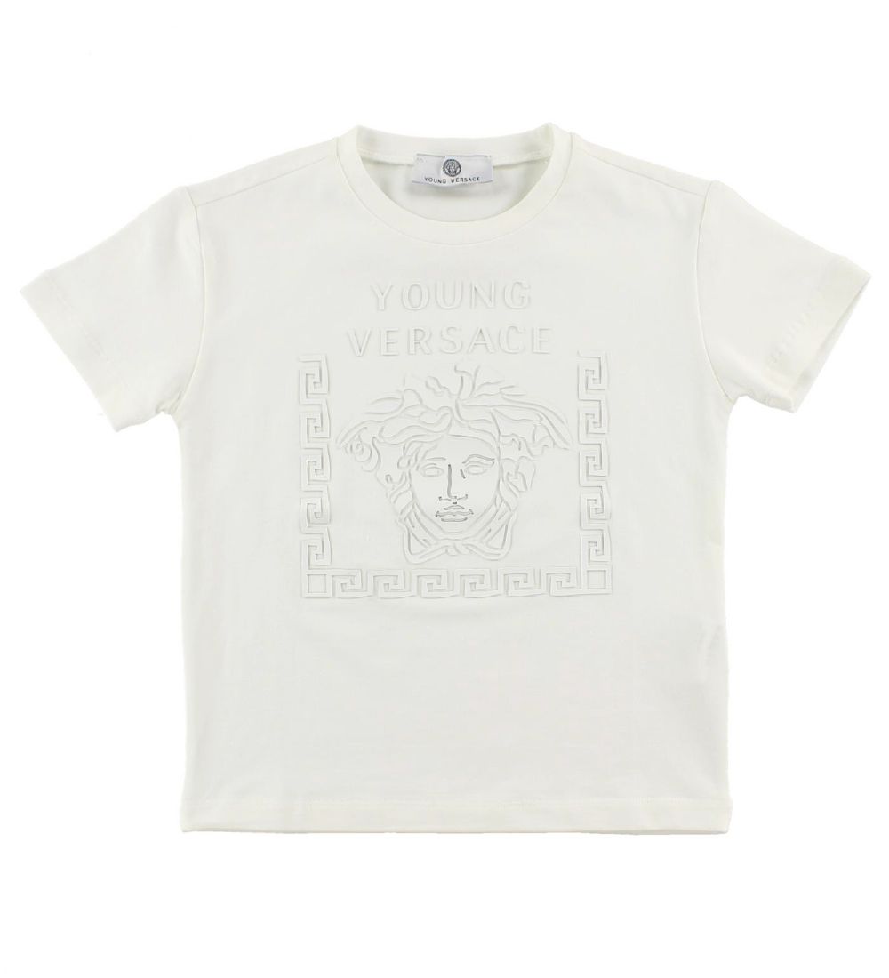 Young Versace T-shirt - White w. Thick Print