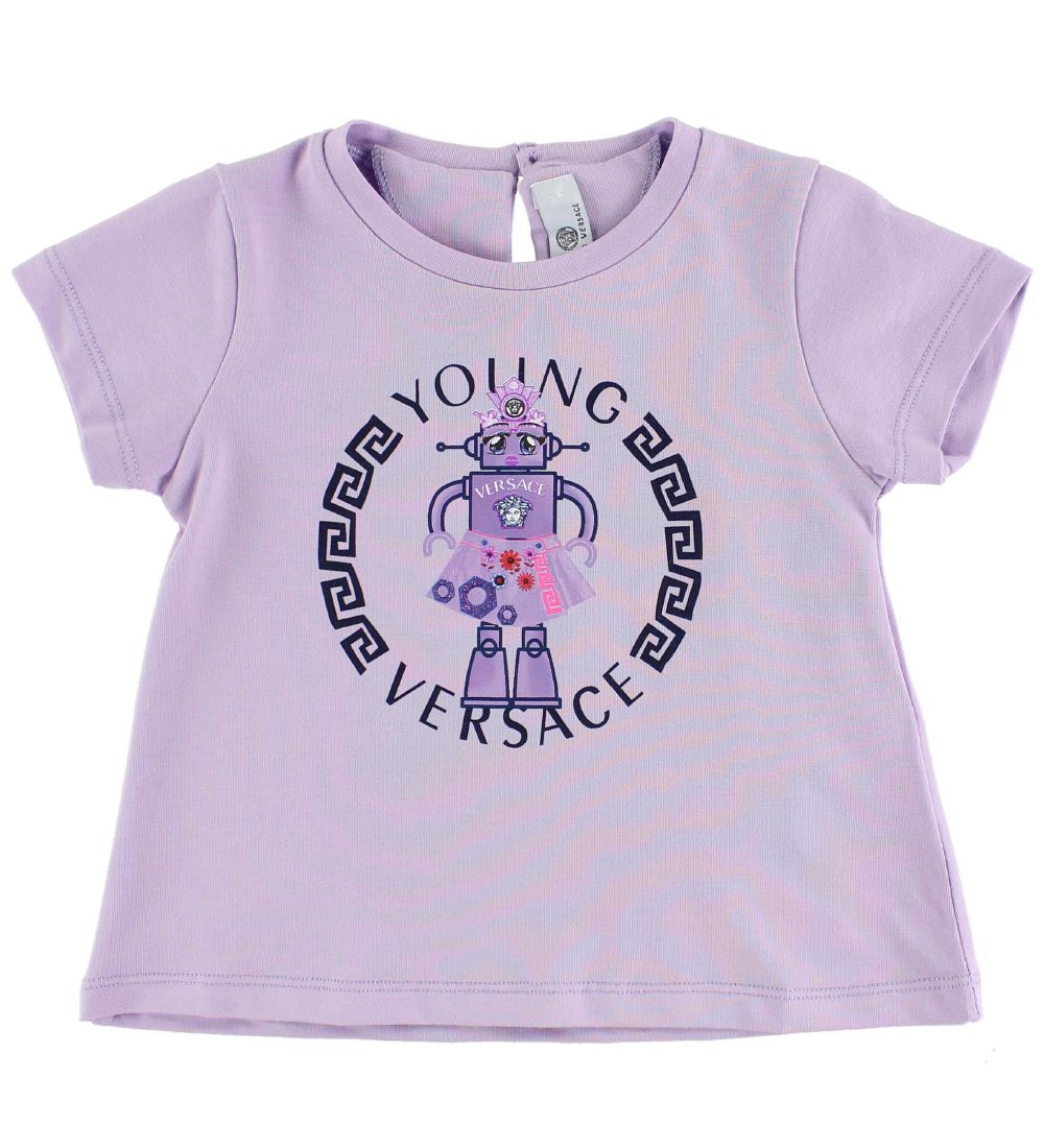 Young Versace T-shirt - Lavender w. Robot