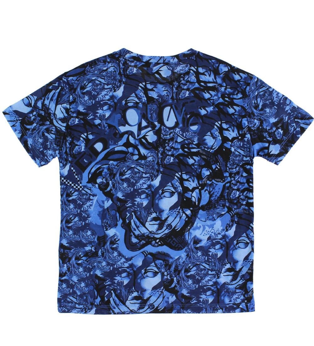 Young Versace T-shirt - Blue w. Print