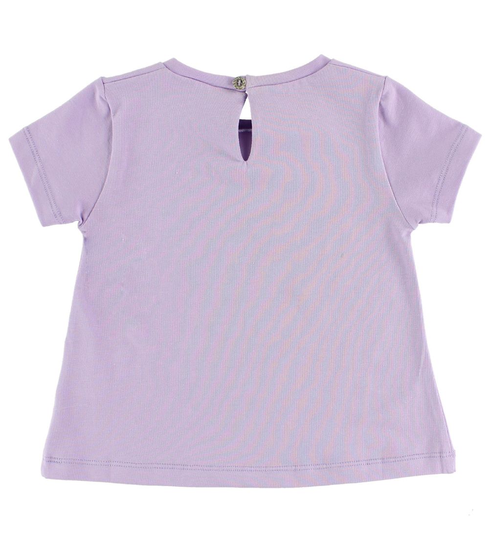 Young Versace T-shirt - Lavender w. Logo/Ladybugs