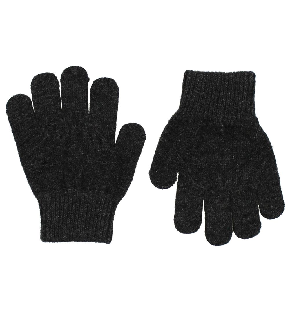 Mikk-Line Gloves - Polyester/Wool - Charcoal