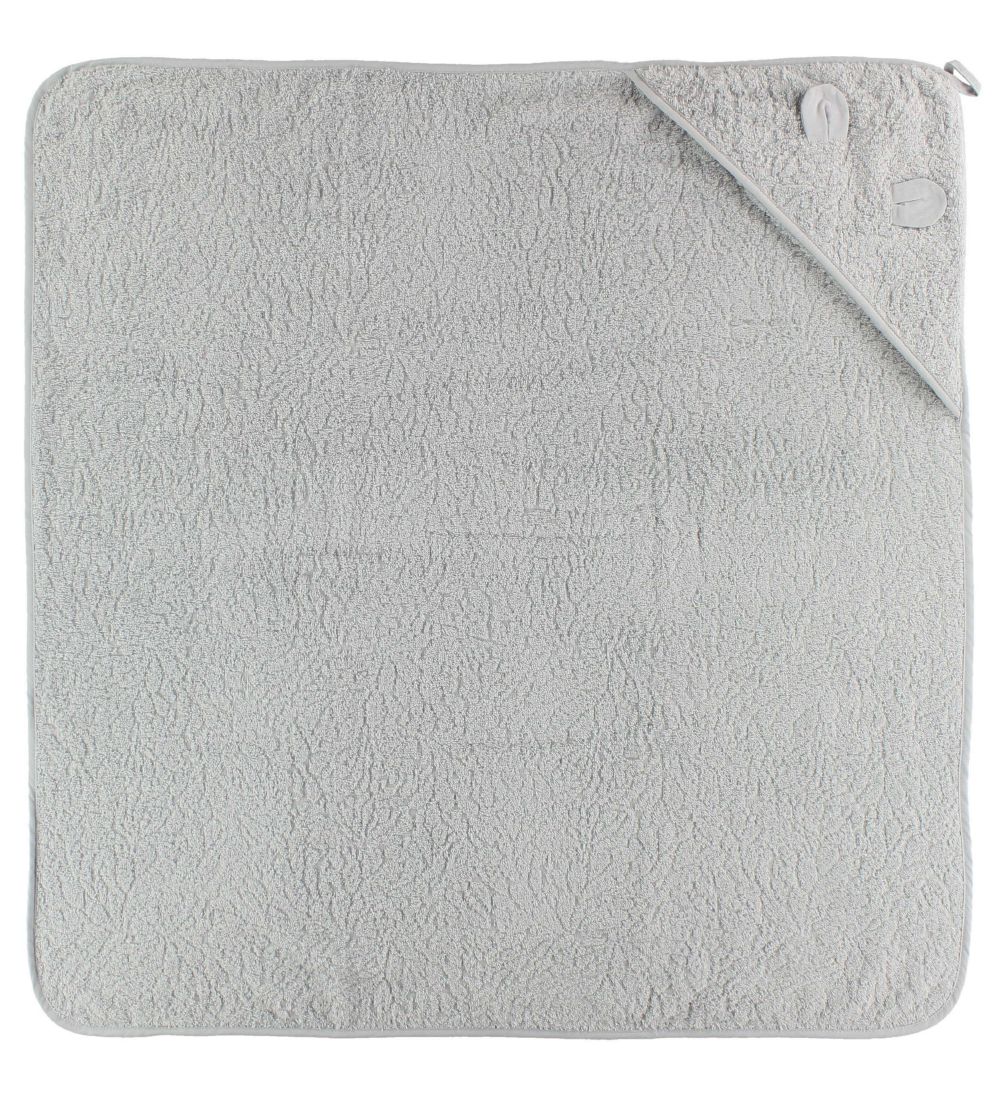 Serviette pour bébé Pippi - 83x83 cm - Marron Clair av. Oreilles