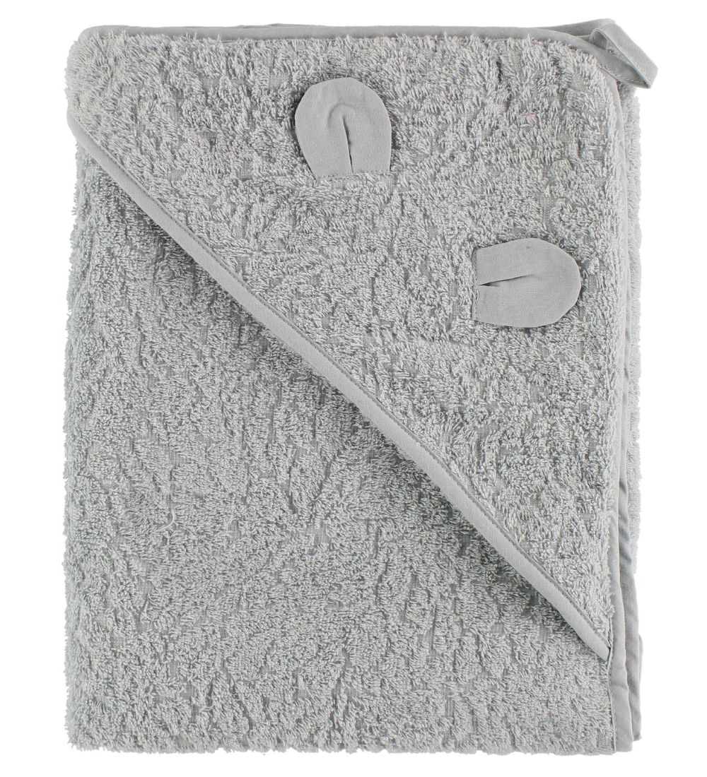 Serviette pour bébé Pippi - 83x83 cm - Marron Clair av. Oreilles