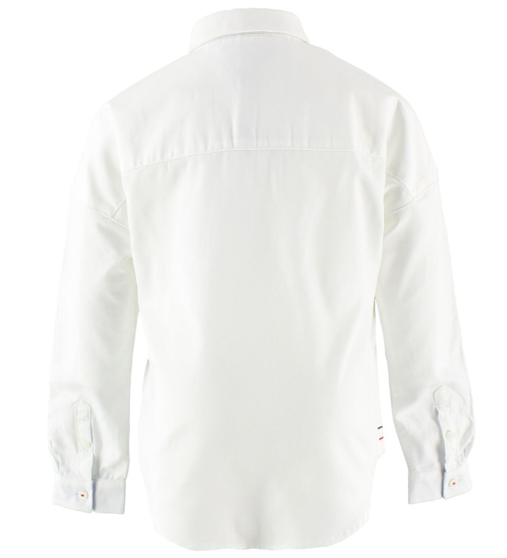 Tommy Hilfiger Shirt - White w. Side Stripe