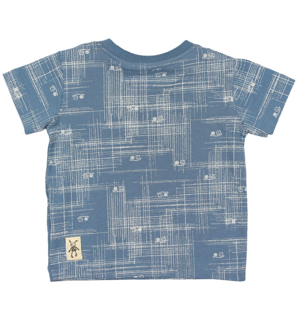 Small Rags T-shirt - Blue Pattern