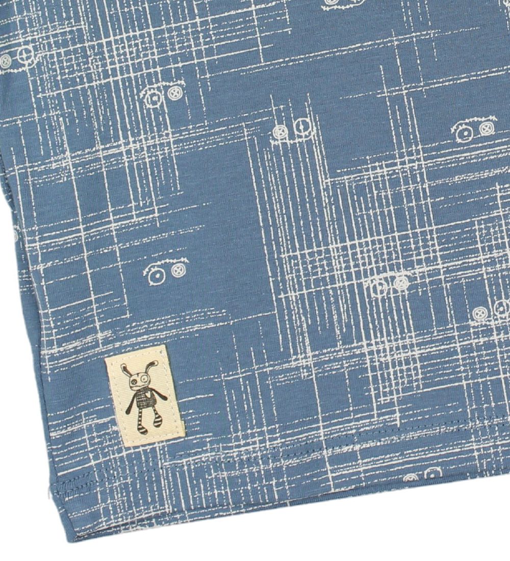 Small Rags T-shirt - Blue Pattern