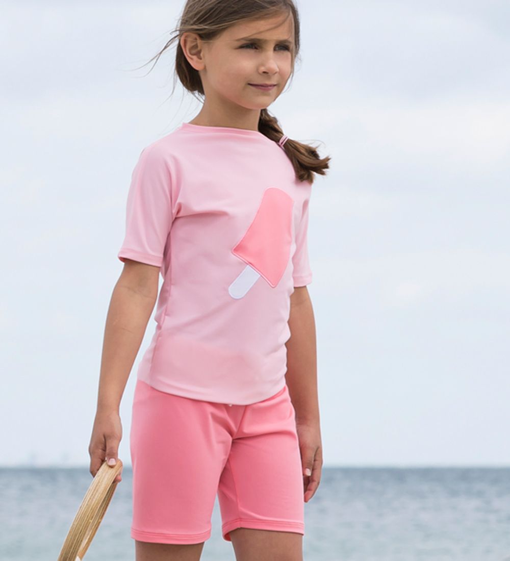 Petit Crabe Swim Trunks - Alex - UV50+ - Pink