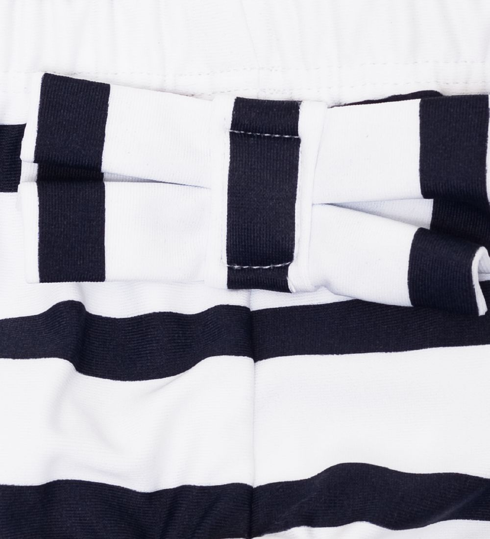 Petit Crabe Swim Diaper - Lea - UV50+ - White/Navy Striped