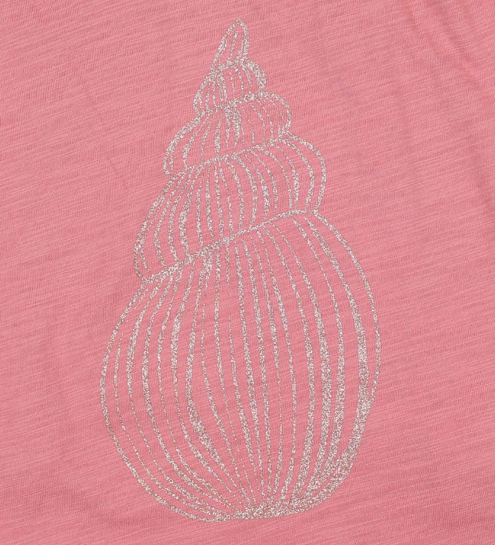 Small Rags T-shirt - Grace - Dusty Rose w. Glitter