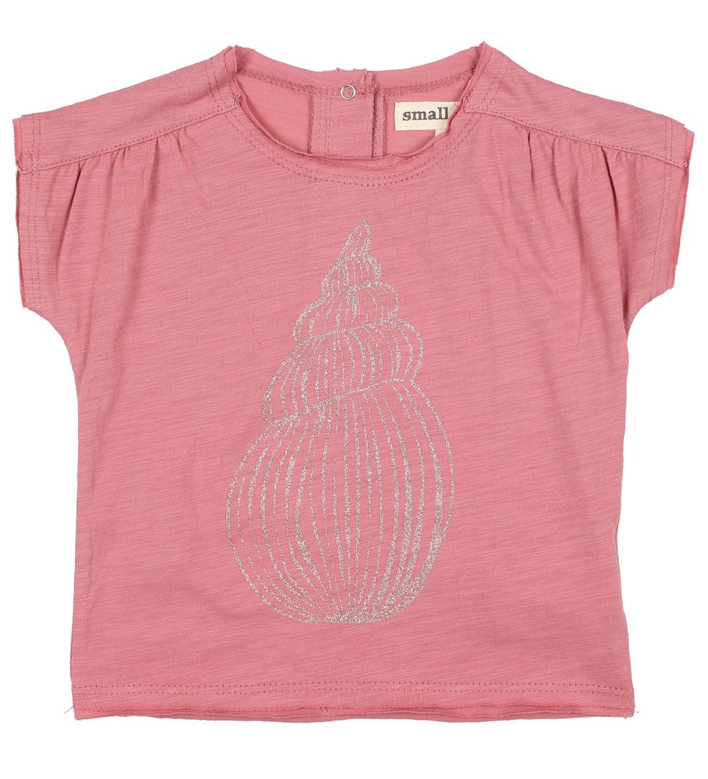 Small Rags T-shirt - Grace - Dusty Rose w. Glitter