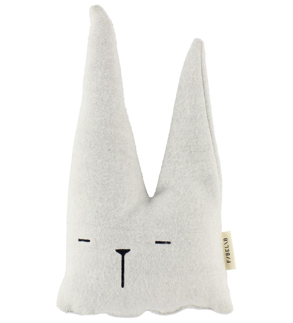 Fabelab Cushion - Travel Friend - Bunny - 35 cm - Grey