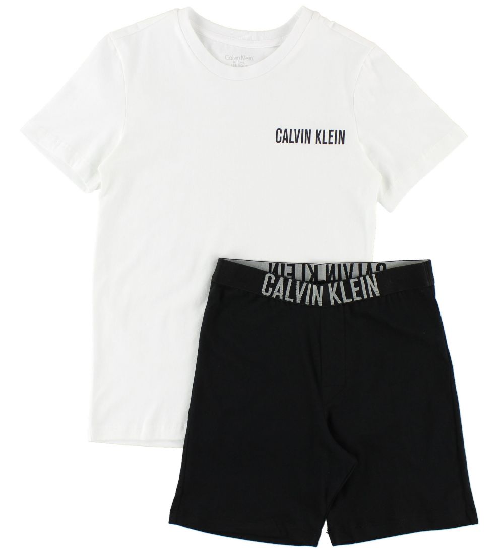 Calvin Klein Schlafanzug - Wei/Schwarz