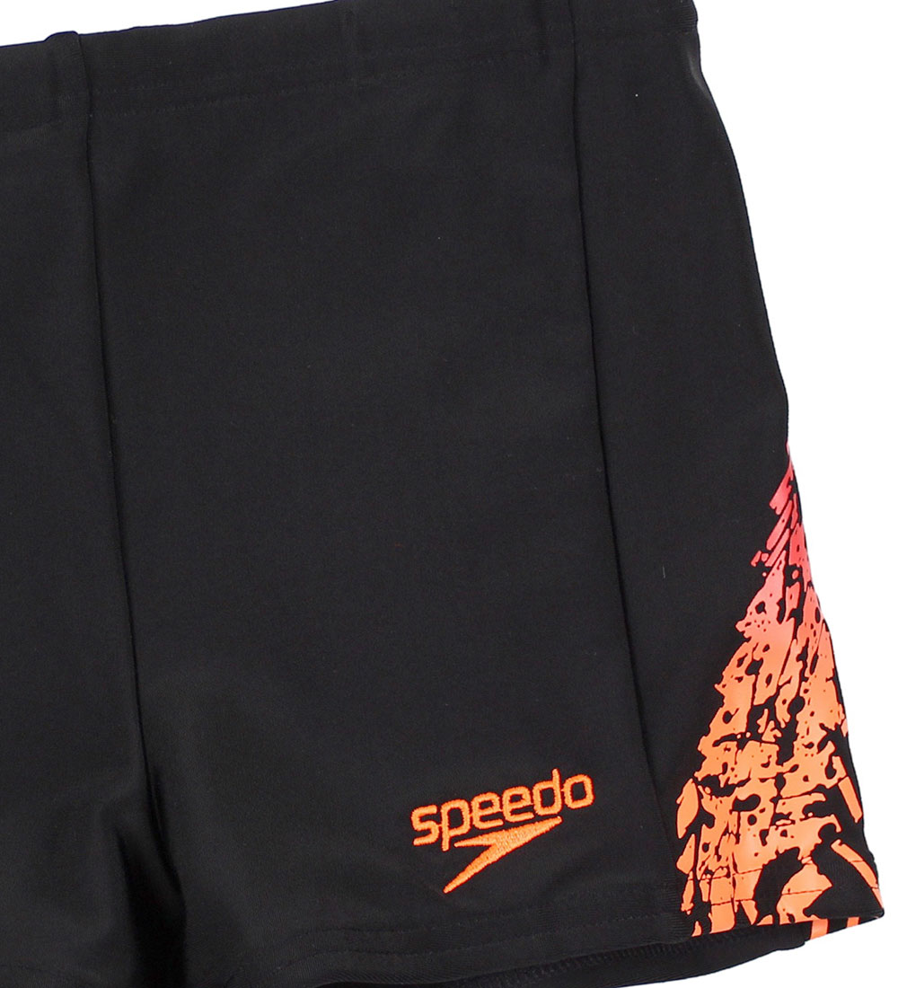 Speedo Sundskýla - Lógó Panel - UV50+ - Svart/Appelsína