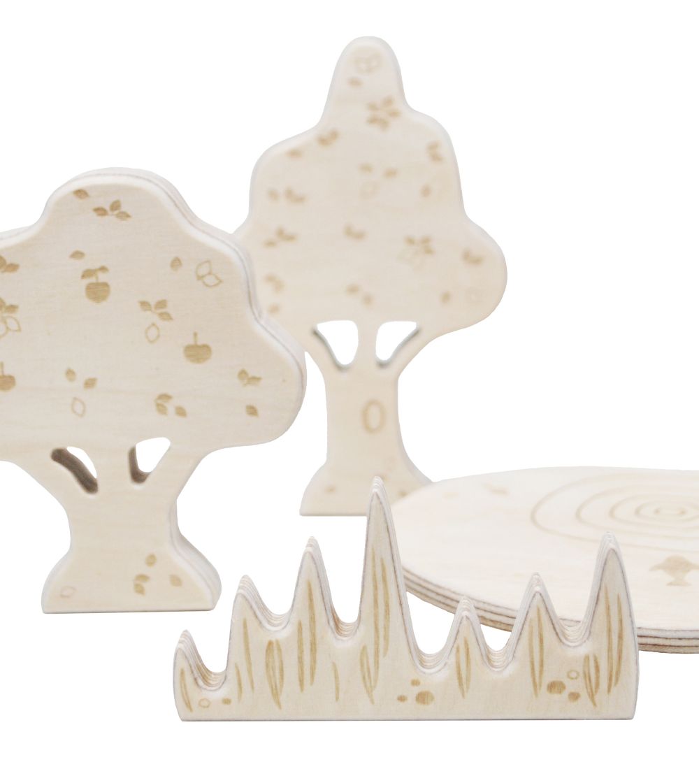 Loullou Figurines - 11 cm - Wood - Pond Nature