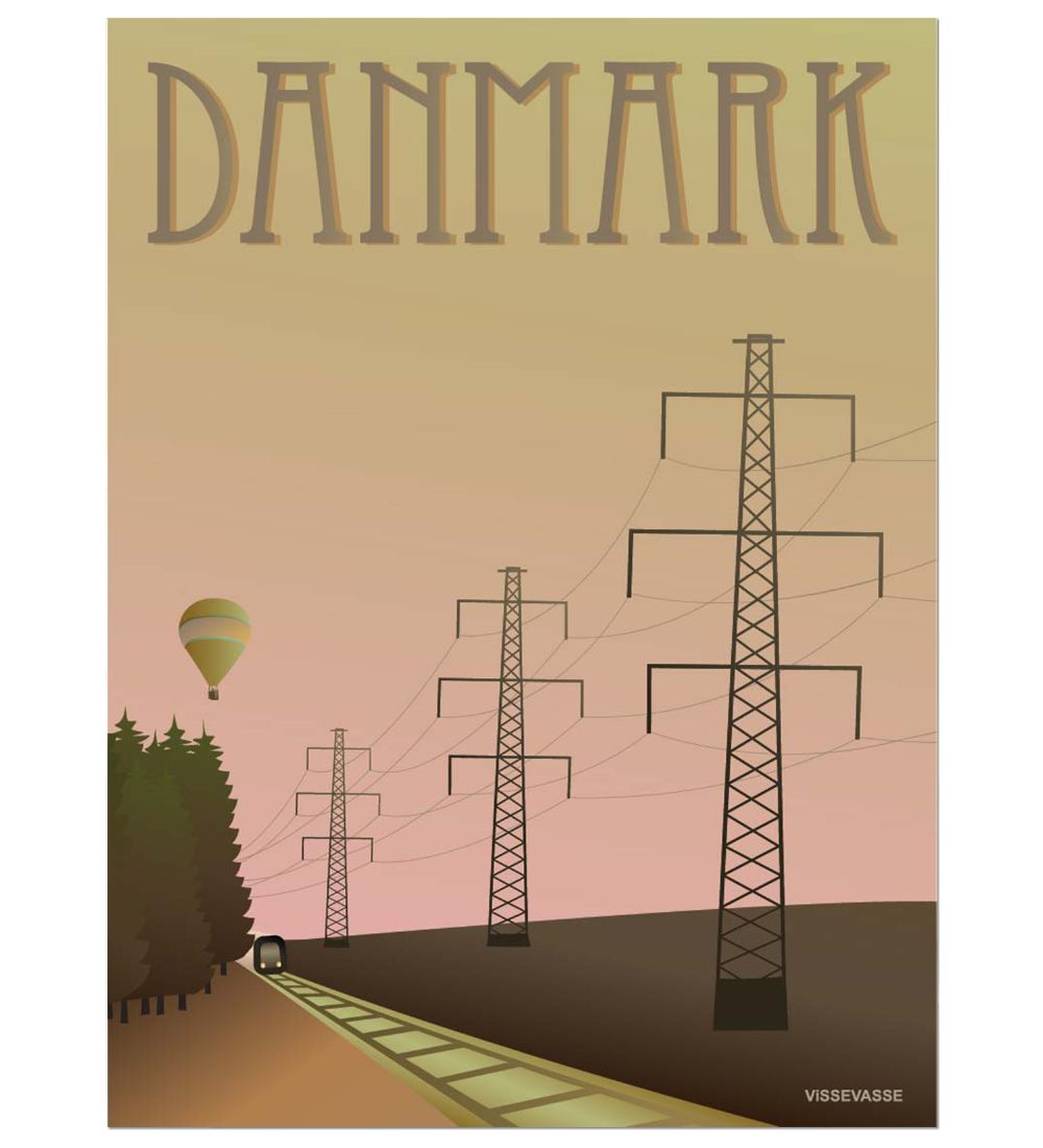 Vissevasse Poster - 30x40 - Denmark - The Masts