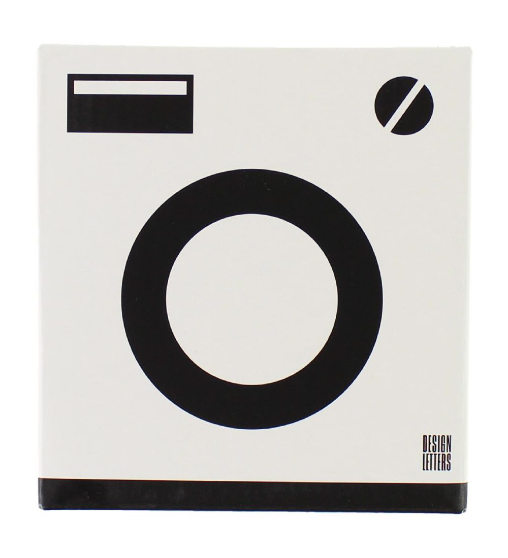 Tablier et Torchon Design Letters - Noir/Blanc