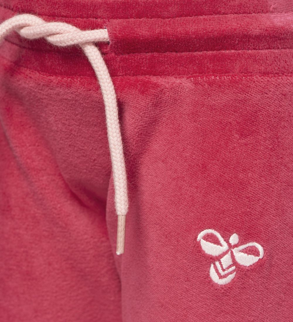 Hummel Trousers - Velvet - Dark Rose