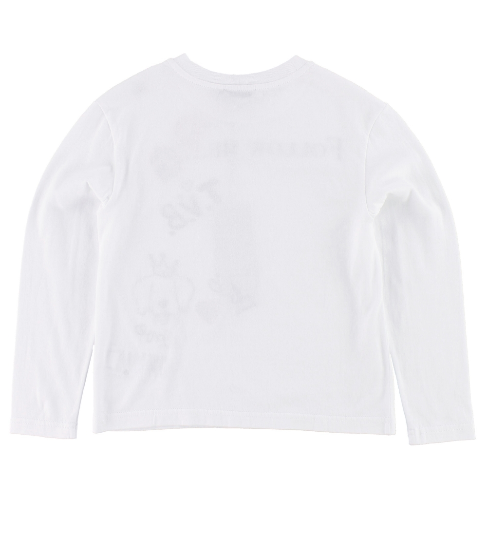 Dolce & Gabbana Blouse - White w. Print/Patches