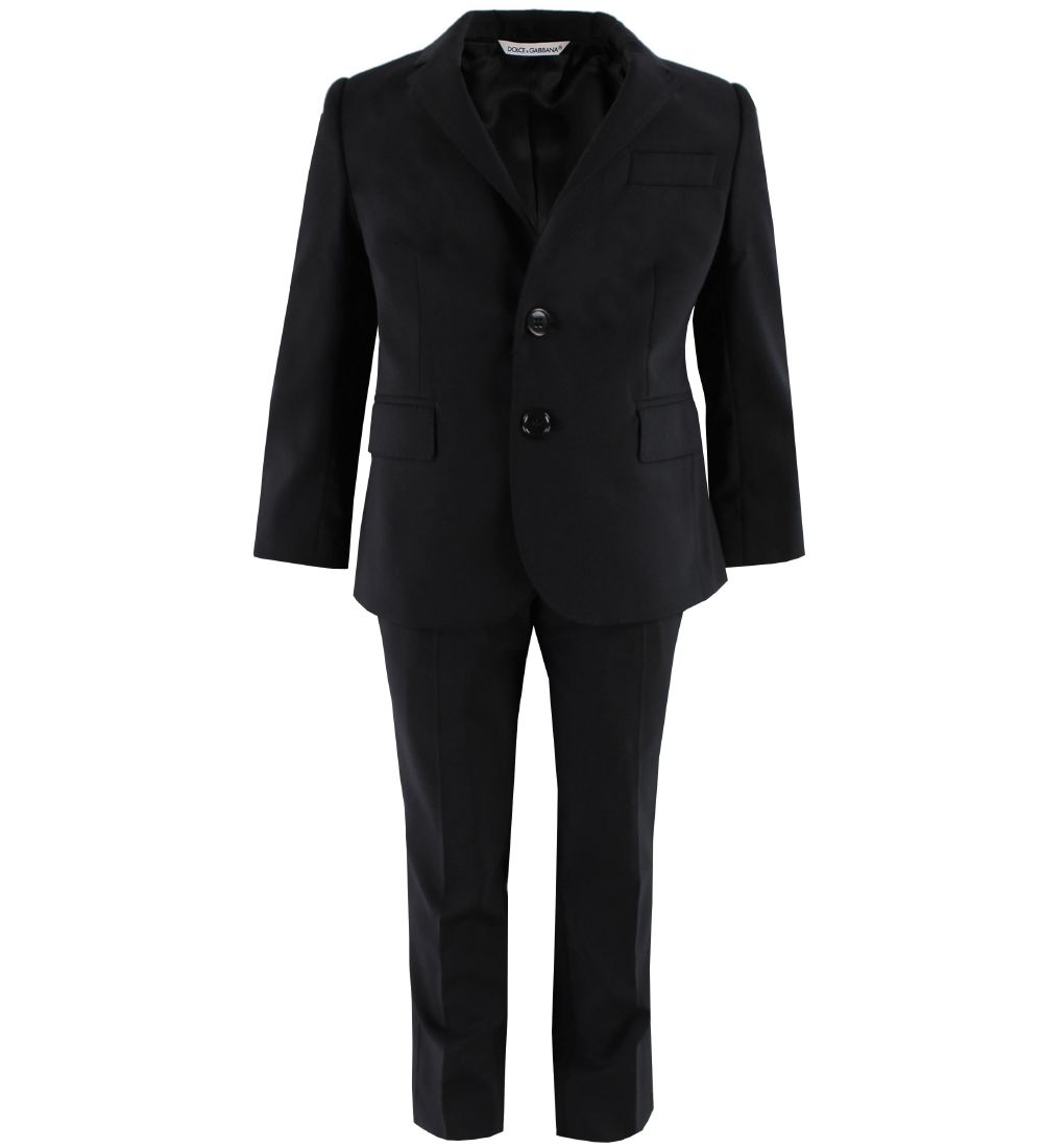 Dolce & Gabbana Kostym - Ull/Viskose - Marinblå