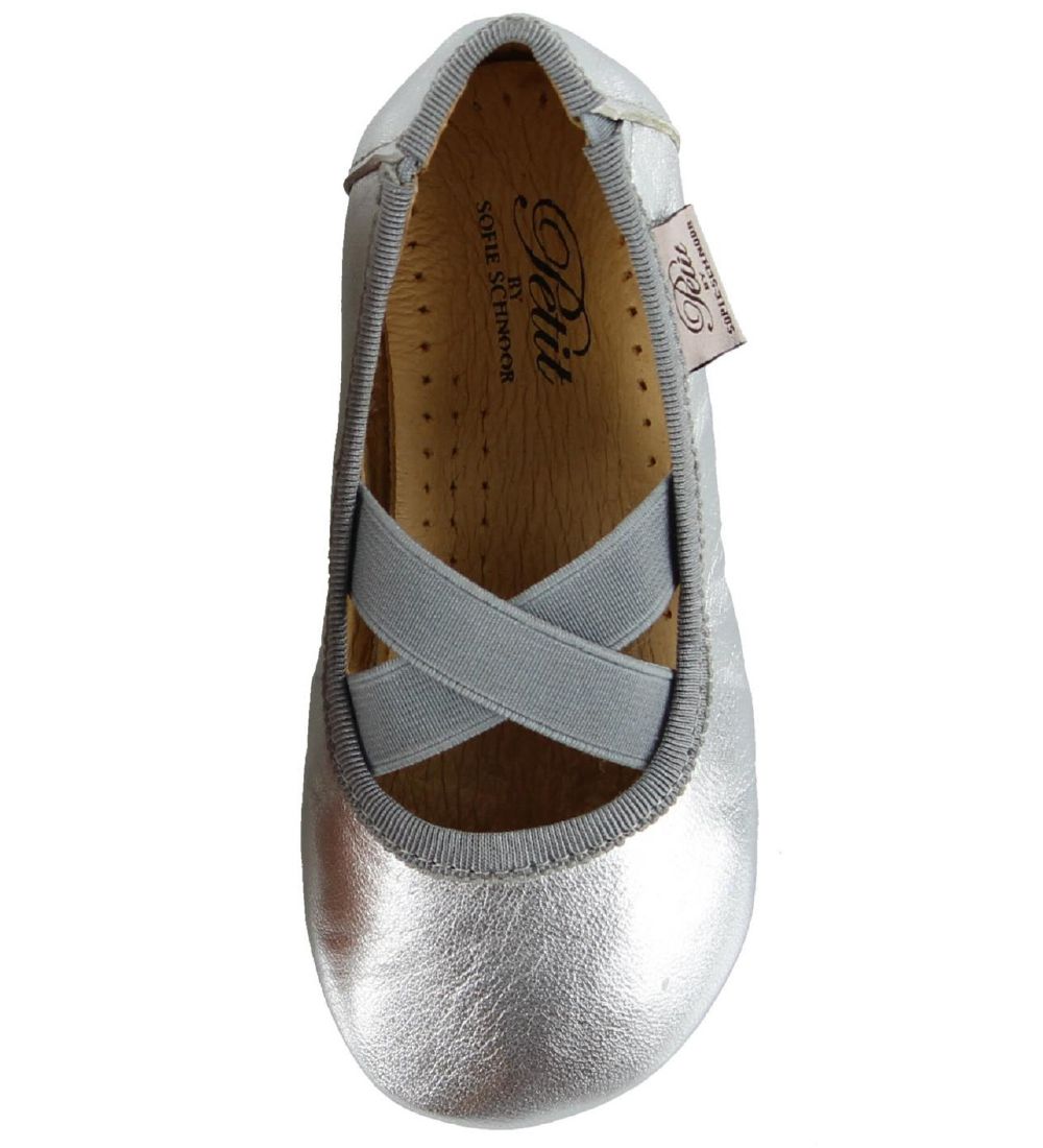 Petit by Sofie Schnoor Ballerina Slippers - Silver