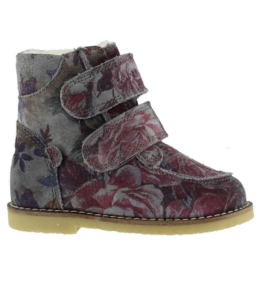 Bottes d'Hiver En Fant - Tex - Floral Daim