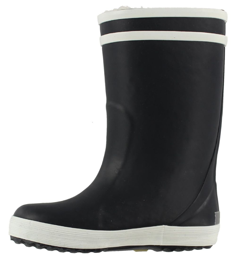 Aigle Rubber Boots w. Lining - Lolly Pop Fur - Dark Navy