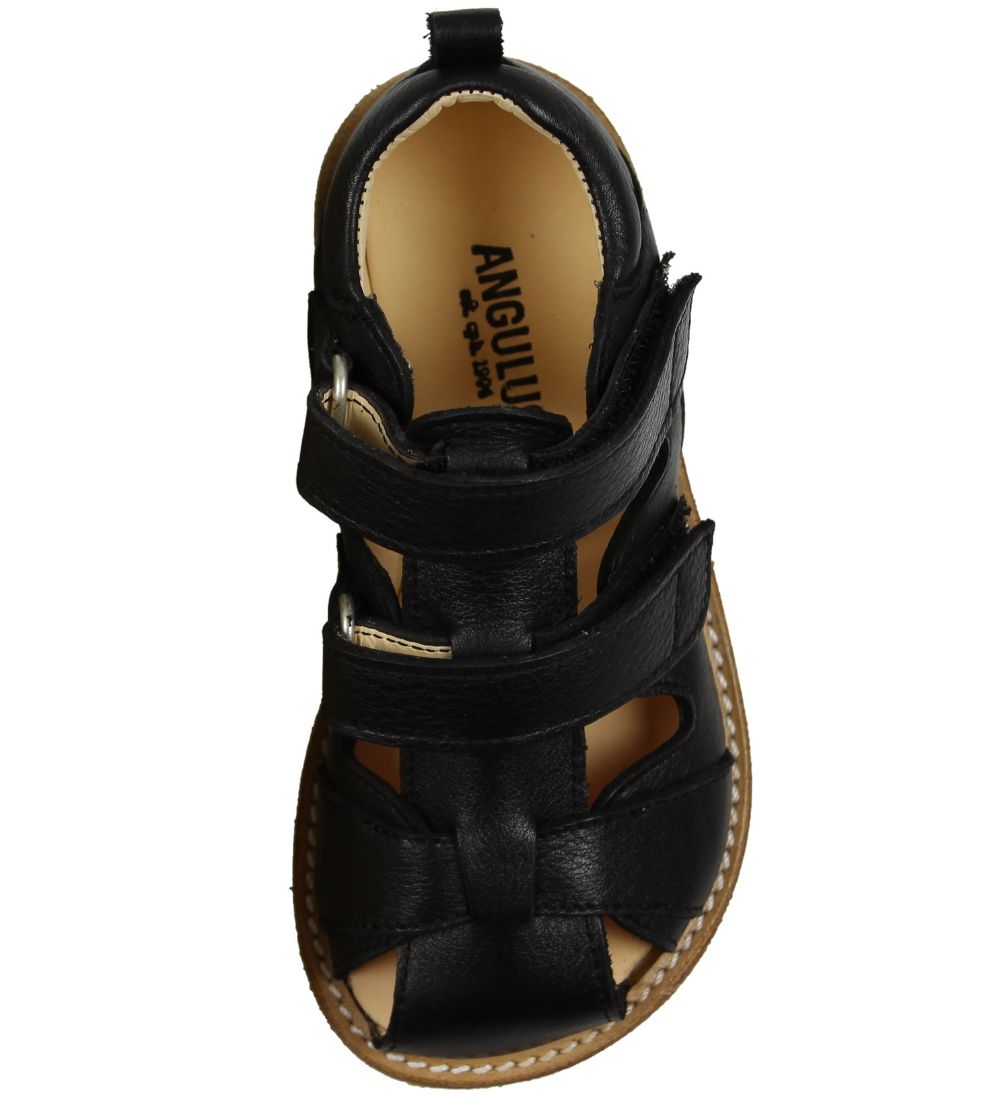 Angulus Sandals - Black w. Velcro