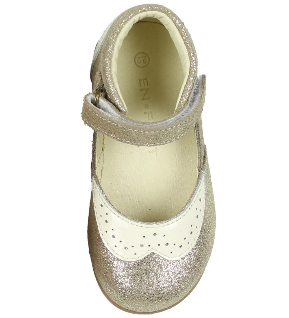 En Fant Ballerina Shoes - Leda - Gold
