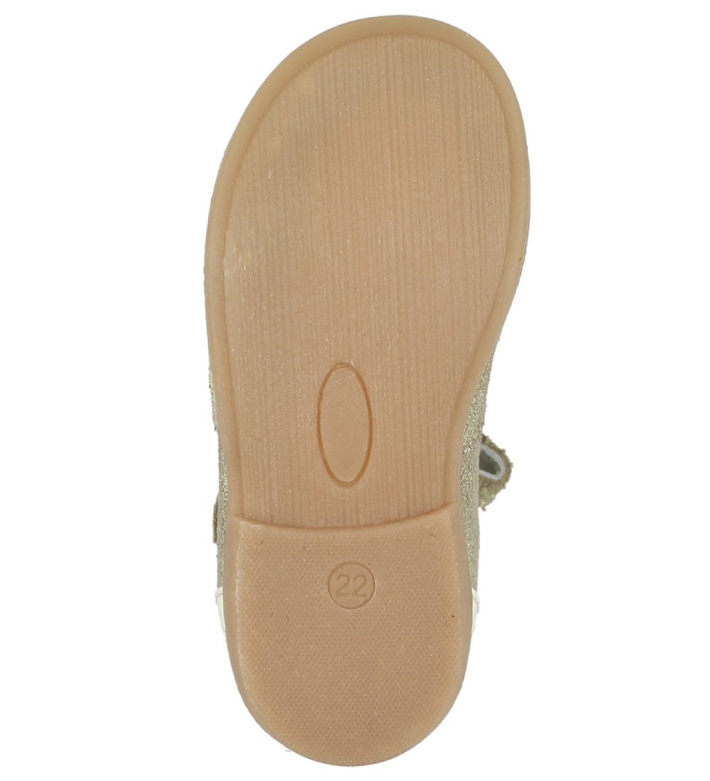 En Fant Ballerina Shoes - Leda - Gold