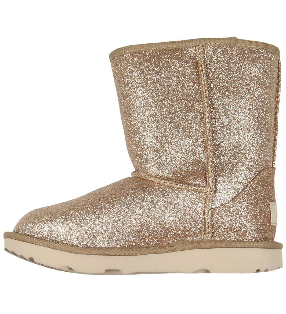 Bottes en peluche UGG - Short II Glitter - Or