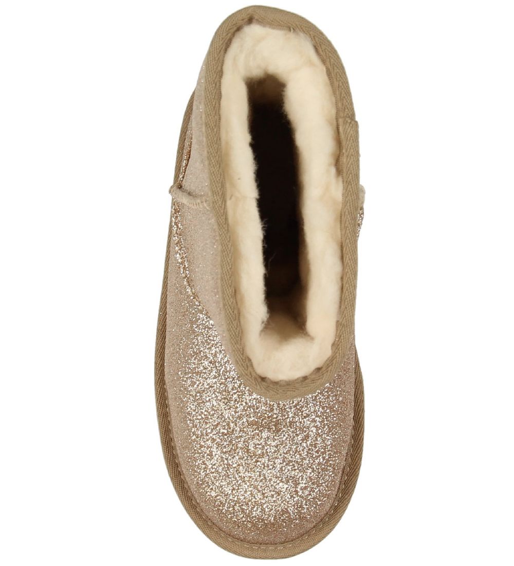 Bottes en peluche UGG - Short II Glitter - Or