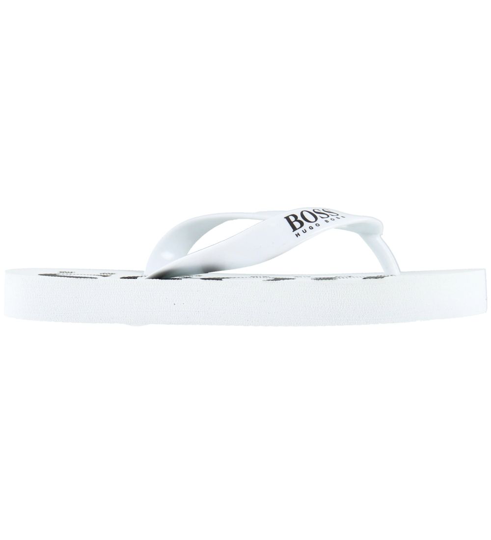 BOSS Flip Flops - White w. Light Blue