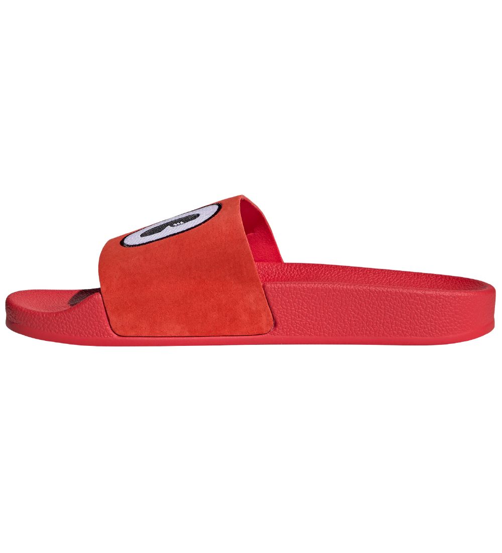 adidas Originals Flip Flops - Adilette - Active Red w. Eyes