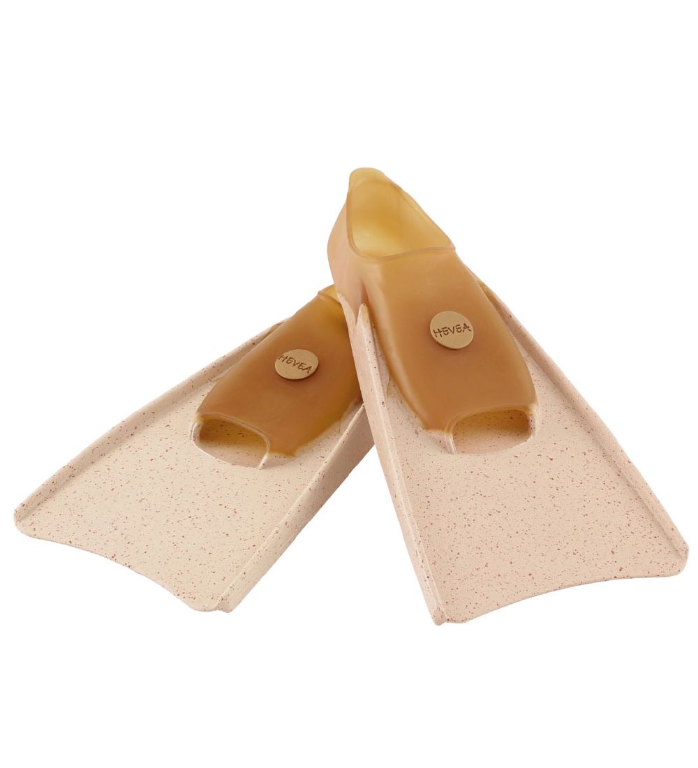 Hevea Diving Fins - Natural Rubber - Mottled Peach