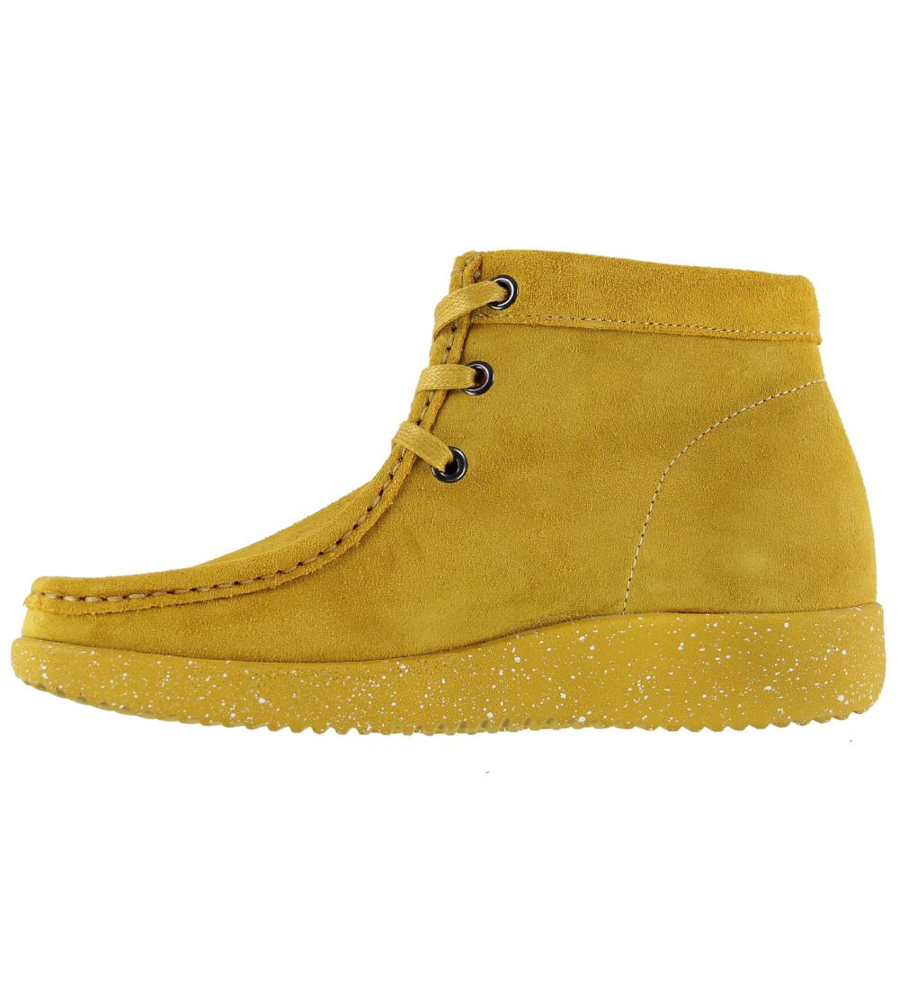 Nature Suede boots - Emma - Saffron