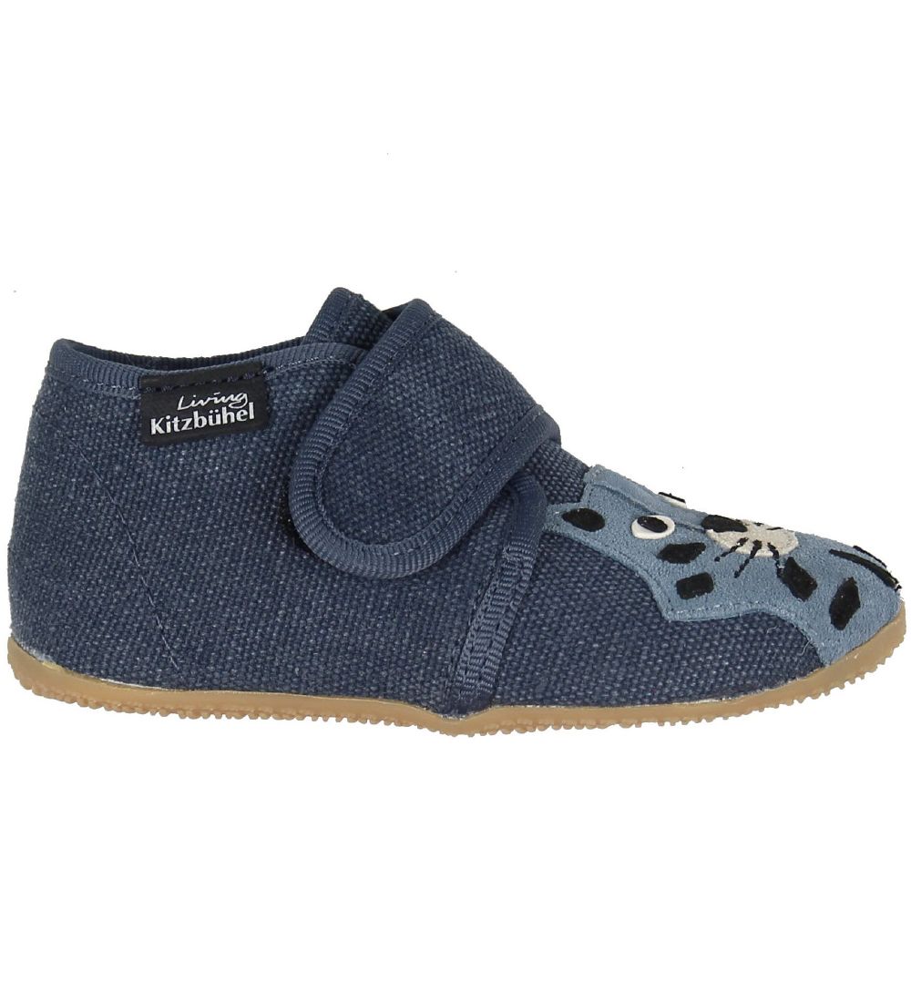 Living Kitzbühel Slippers - Marine w. Tiger