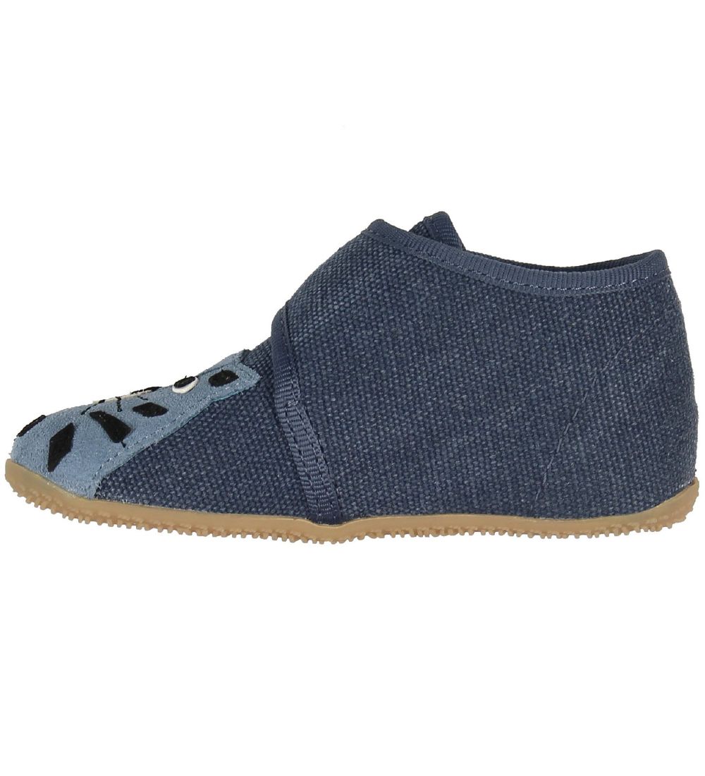 Living Kitzbühel Slippers - Marine w. Tiger