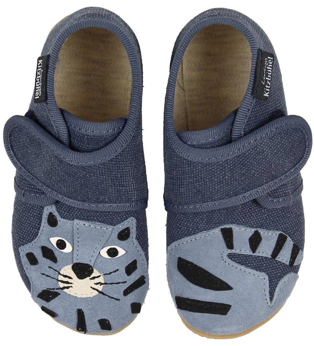 Living Kitzbühel Slippers - Marine w. Tiger